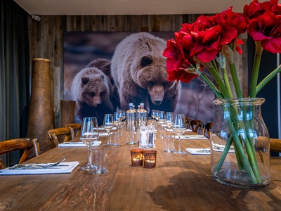 Private dining in lodge-sfeer bij Badhotel Rockanje